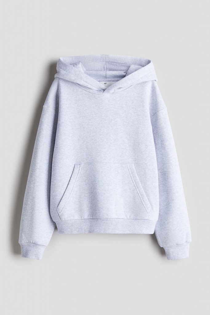 H&M oversized hoodie grey product image