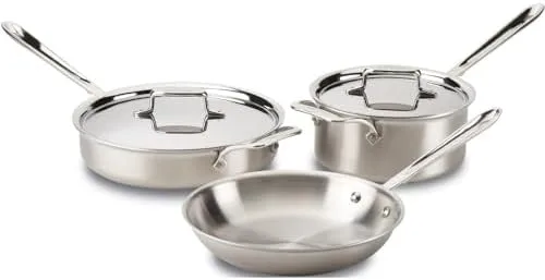 All-Clad D5 Stainless Steel 10-Piece Cookware Set – 1-Pack