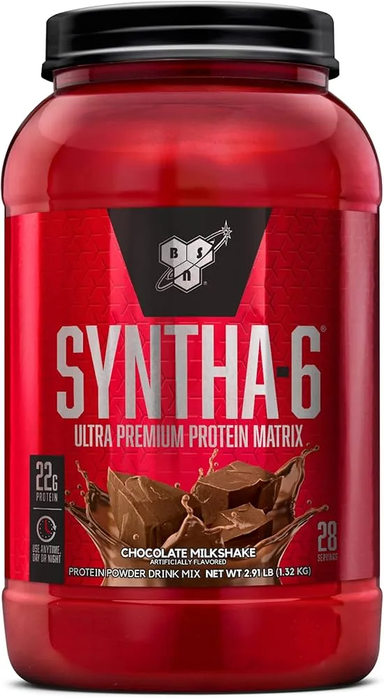 BSN SYNTHA-6 Whey Protein Powder – Flavor: Double Rich Chocolate, Size: 5 lbs product image