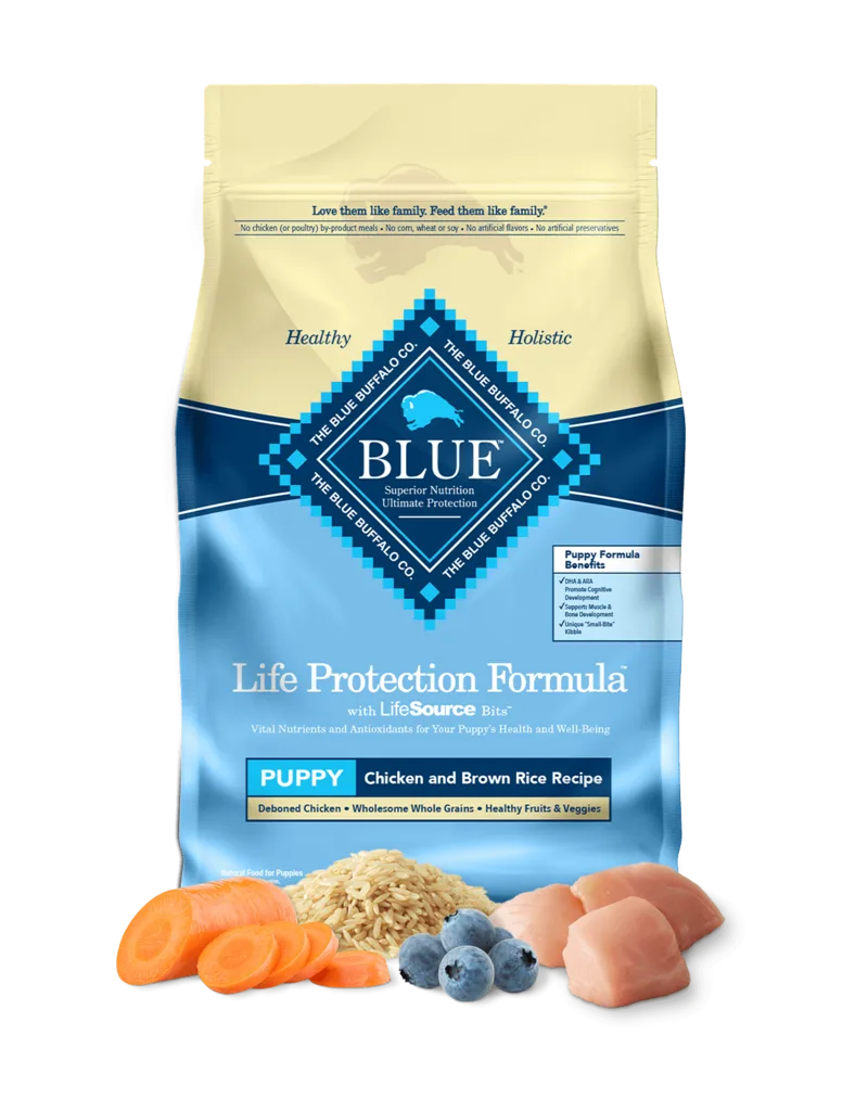 Blue Buffalo Life Protection Formula Puppy Chicken & Brown Rice Recipe Dry Dog Food product image