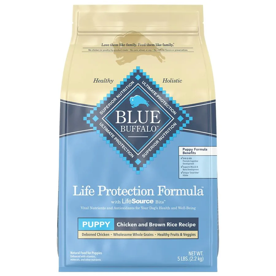 Blue Buffalo Life Protection Formula Puppy Chicken & Brown Rice Recipe Dry Dog Food