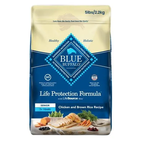 Blue Buffalo Life Protection Formula Senior Chicken & Brown Rice Recipe Dry Dog Food