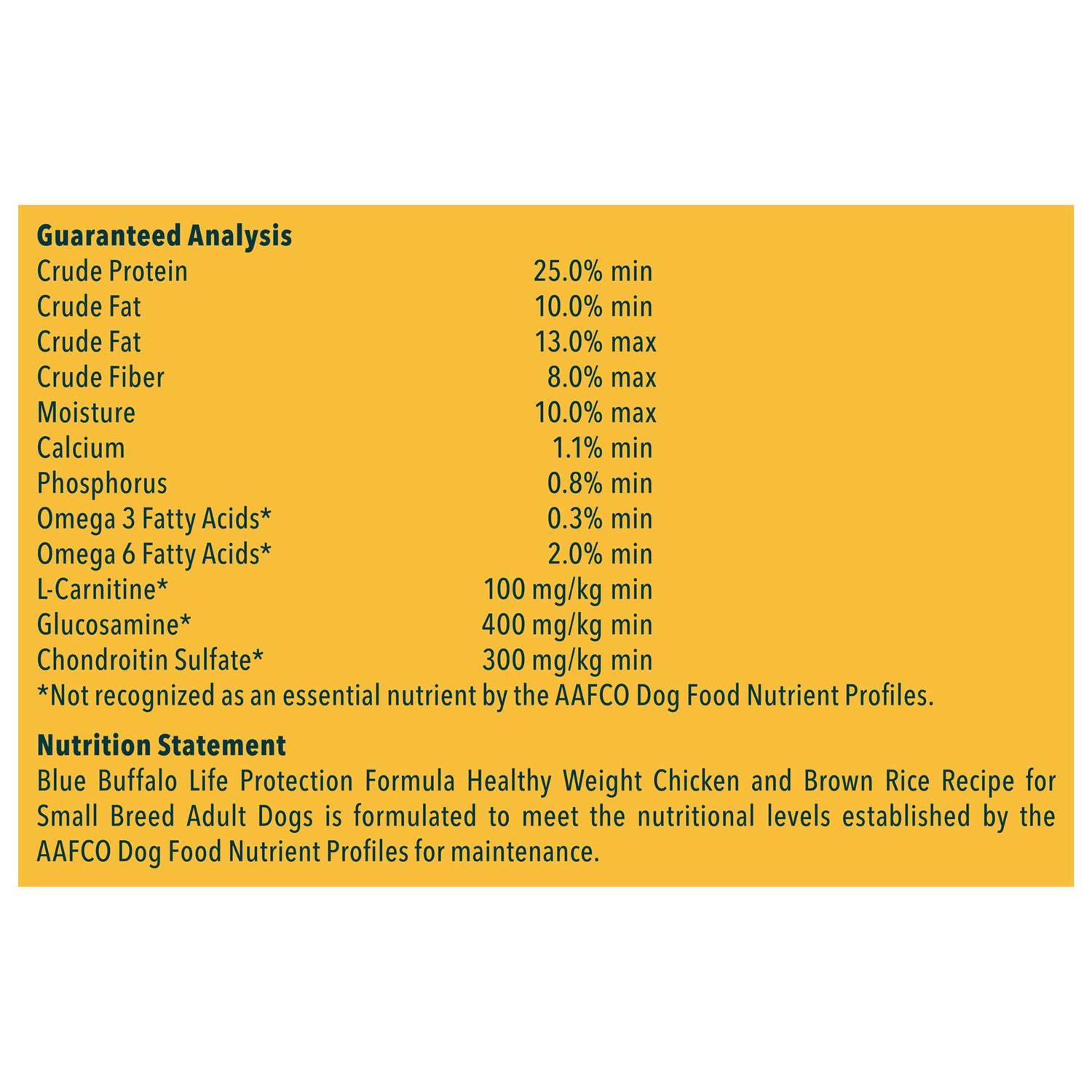 Blue Buffalo Life Protection Formula Small Breed Chicken & Brown Rice Recipe Dry Dog Food