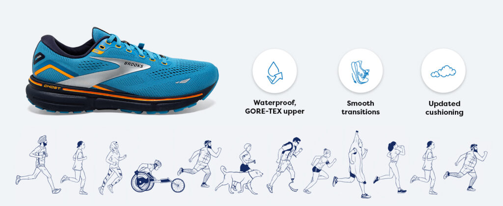 Brooks Ghost 15 – Color: Black, Size: US 9.5