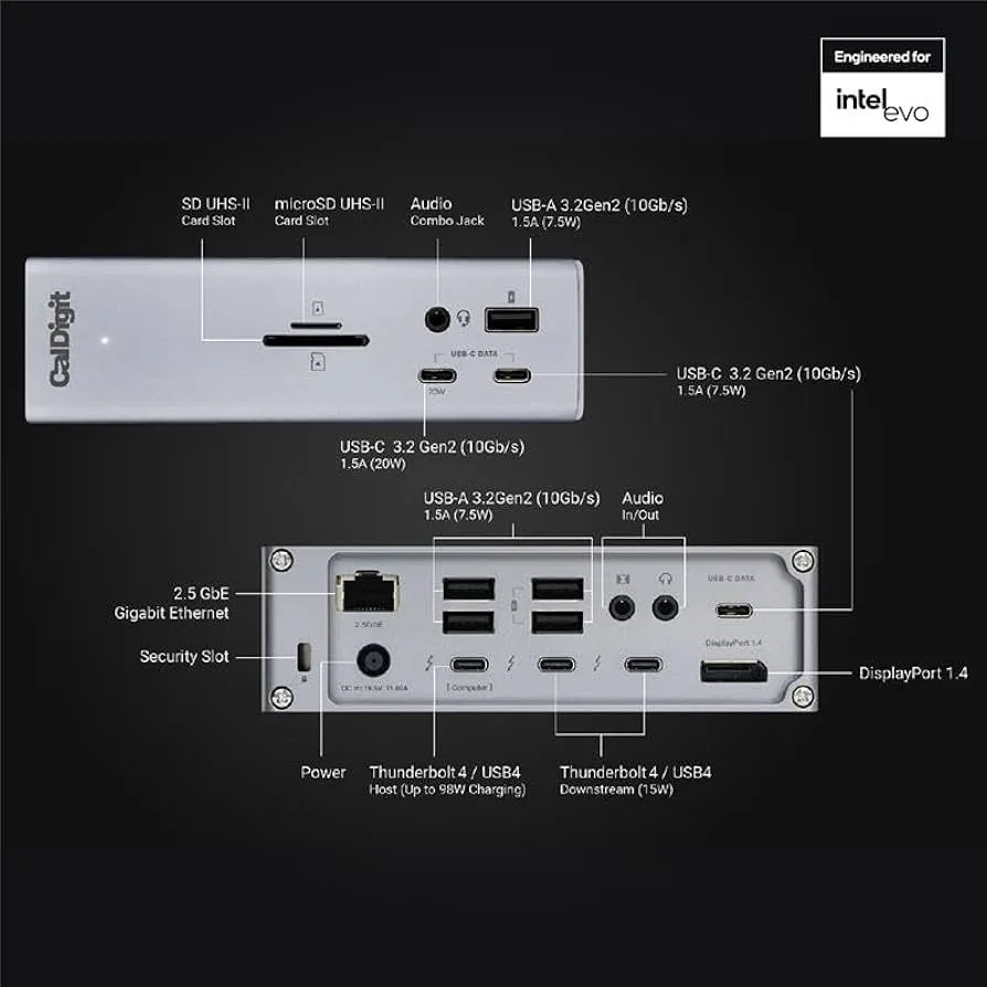 CalDigit TS4 Thunderbolt Dock