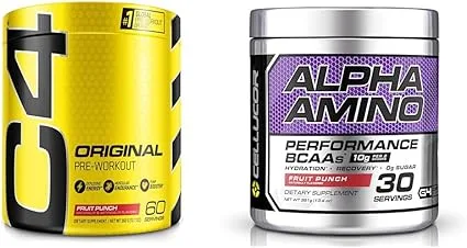Cellucor C4 Original Pre Workout Powder – Flavor: Lemon Lime, Size: 60 Servings