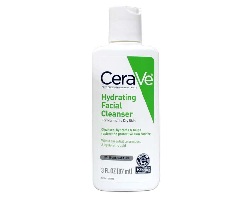 CeraVe Hydrating Facial Cleanser, Size: 100 ml