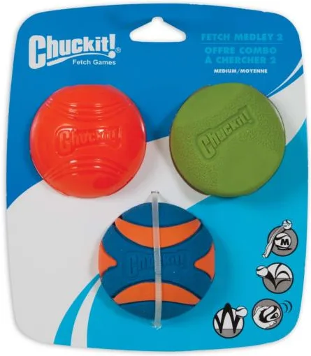 Chuckit! Ultra Ball Dog Toy – Pack of 3