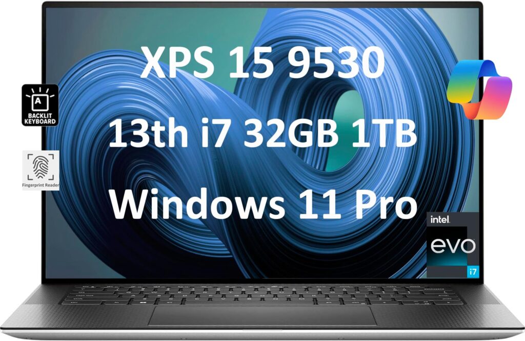 Dell XPS 15 9530 – 32GB RAM, 512GB SSD