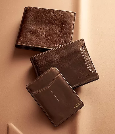 Fossil Derrick Leather Bifold Wallet product image