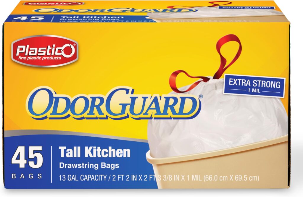 Glad ForceFlex Protection Series Tall Kitchen Trash Bags – Family Size