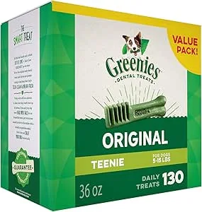 Greenies Original TEENIE Dog Dental Treats – Pack of 2