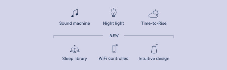 Hatch Rest Baby Audio Monitor and Night Light – Family Size