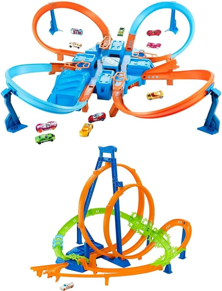 Hot Wheels Criss Cross Crash Track Set – Collector Edition