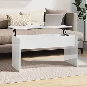 IKEA Lack Side Table High-Gloss White