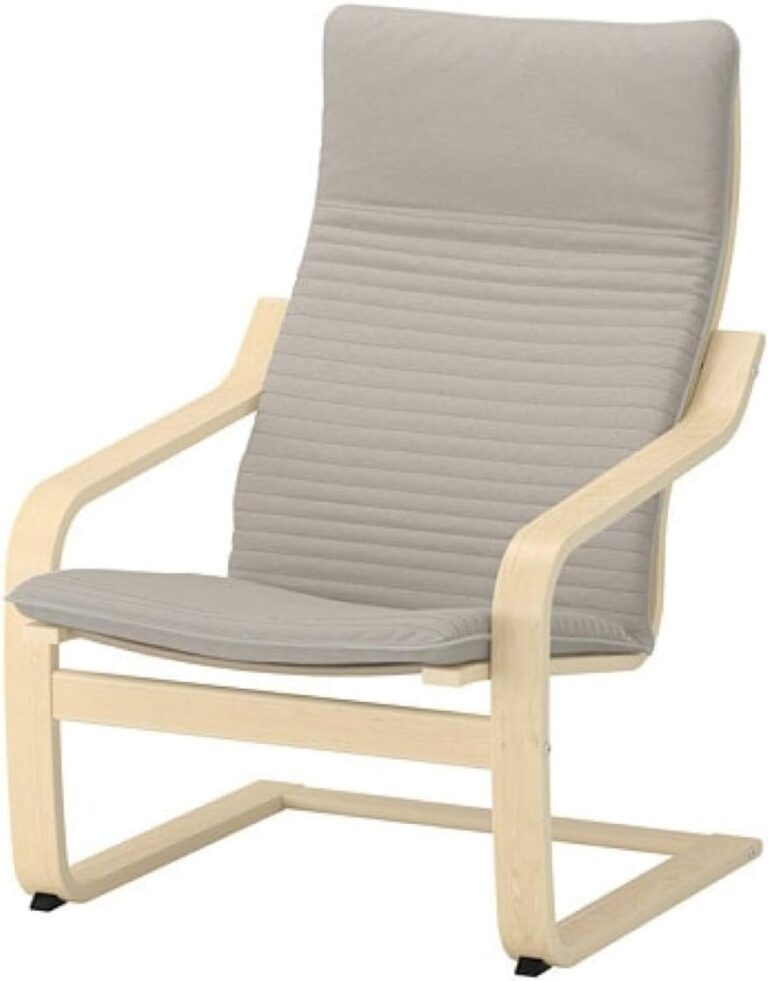 IKEA Poang Armchair High-Gloss White