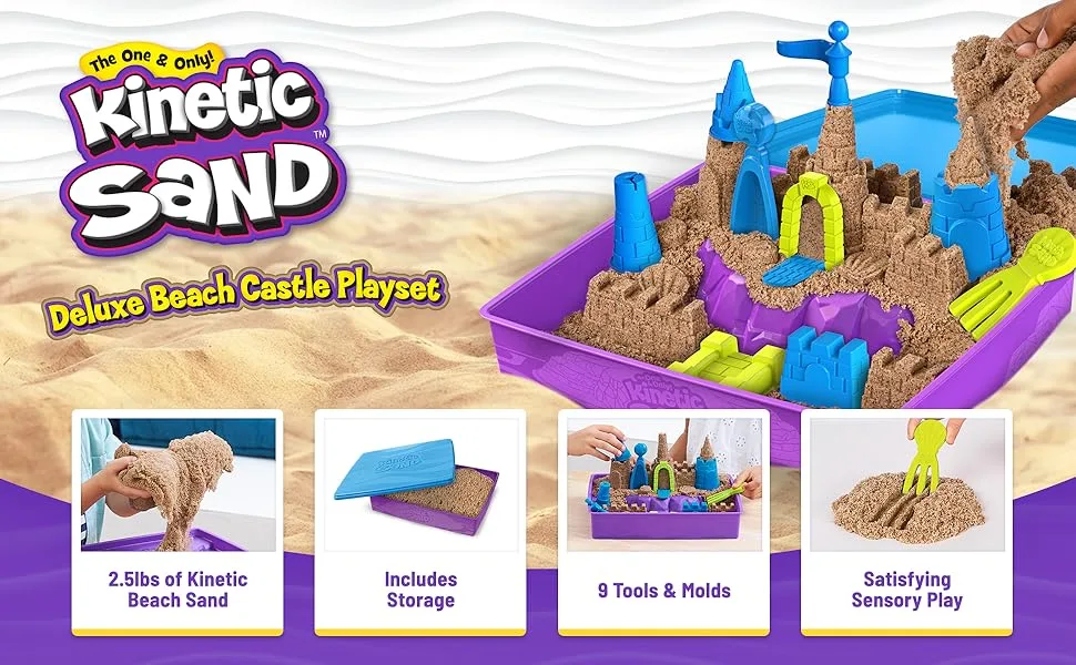Kinetic Sand Beach Sand Kingdom