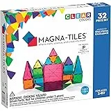 Magna-Tiles 32-Piece Clear Colors Set – Collector Edition