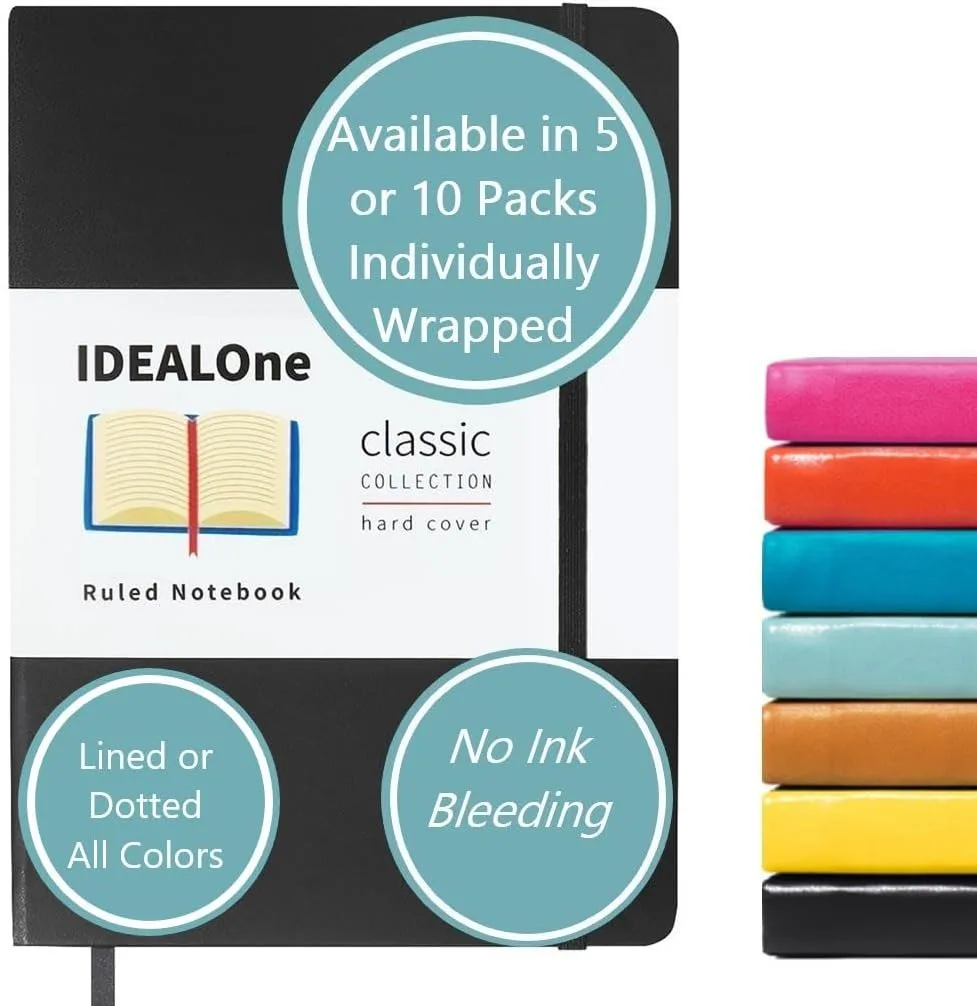 Moleskine Classic Ruled Paper Notebook – Pack of 2