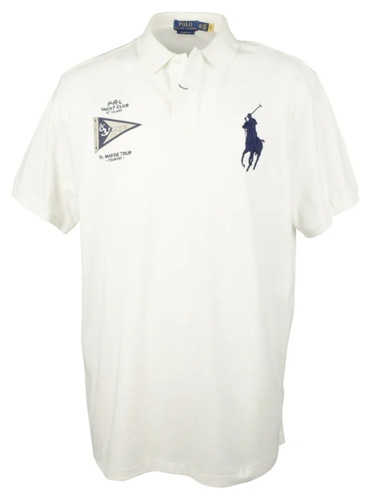 Polo Ralph Lauren Men’s Classic Fit Mesh Polo – Color: White, Size: XXL