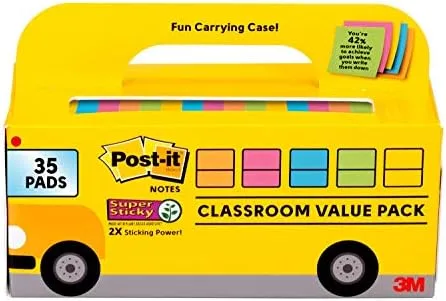 Post-it Notes, 3×3 in – Value Pack