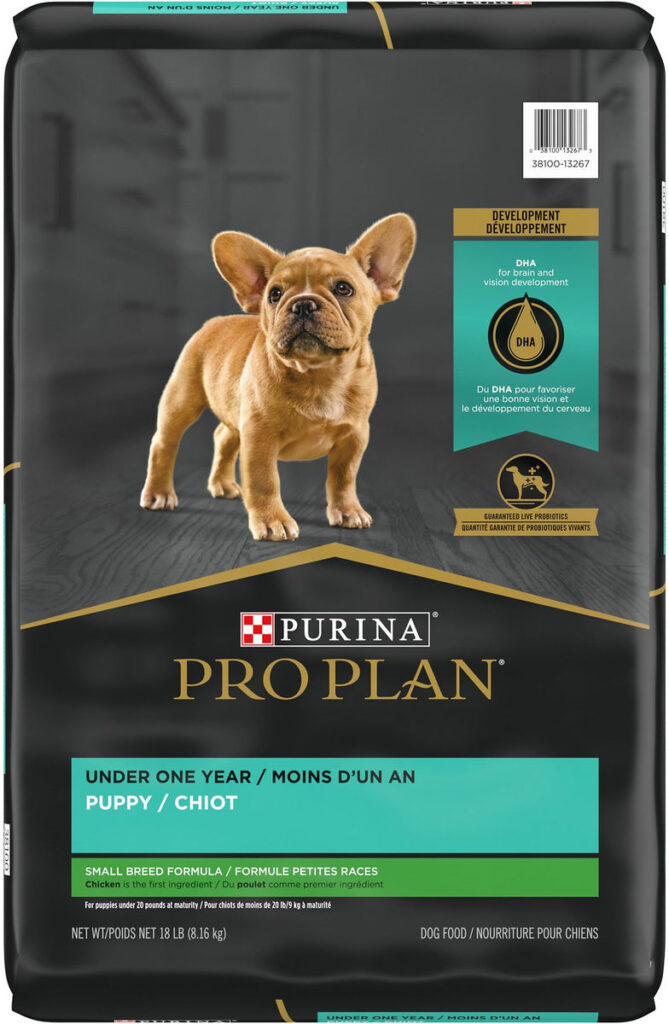 Purina Pro Plan Small Breed Chicken & Rice Formula Dry Dog Food, 30 lb. Bag