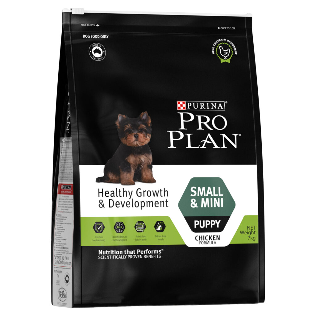 Purina Pro Plan Small Breed Chicken & Rice Formula Dry Dog Food, 30 lb. Bag