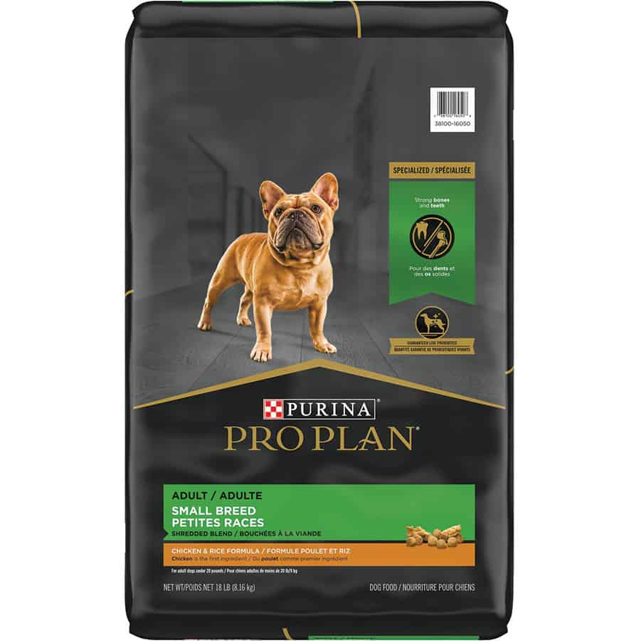 Purina Pro Plan Small Breed Chicken & Rice Formula Dry Dog Food, 30 lb. Bag
