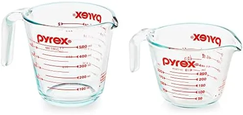 Pyrex 3-Piece Glass Measuring Cup Set – 2-Pack