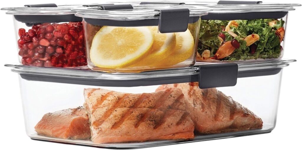 Rubbermaid Brilliance Leak-Proof Food Storage Containers
