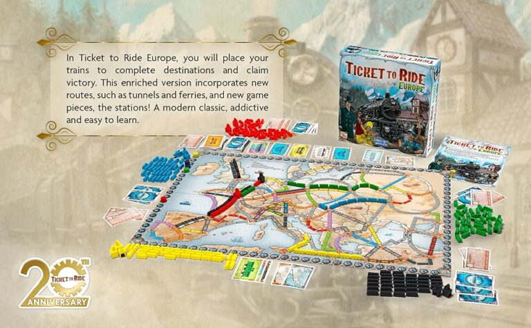 Ticket to Ride Board Game – Hardcover