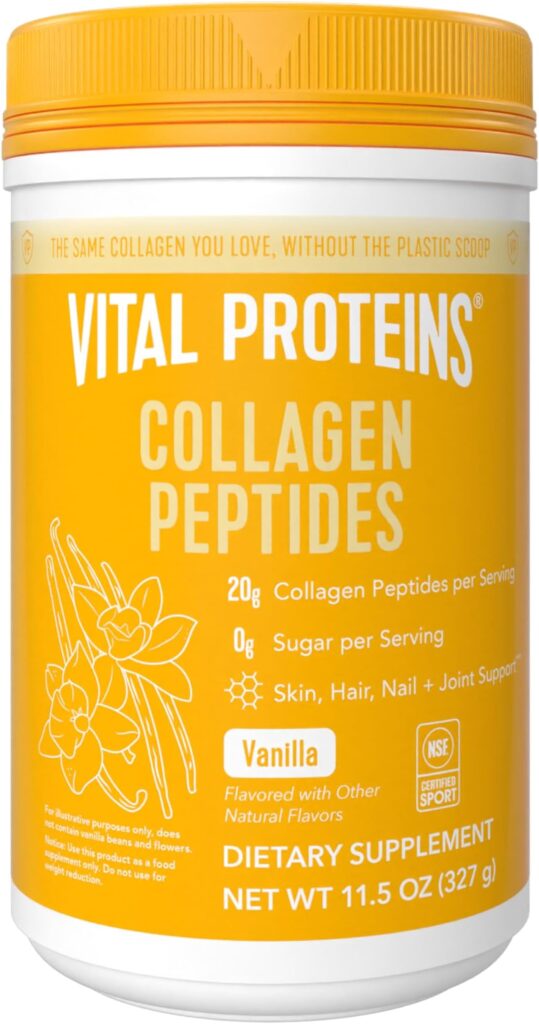 Vital Proteins Collagen Peptides Powder – Flavor: Vanilla Ice Cream, Size: 2 lbs