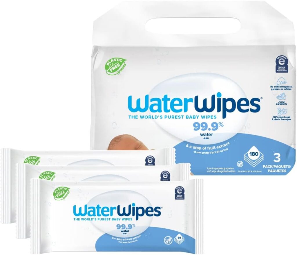 WaterWipes Original Baby Wipes – Pack of 2
