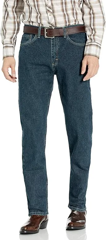 Wrangler Authentics Men’s Classic Regular Fit Jean – Color: Navy Blue, Size: Small